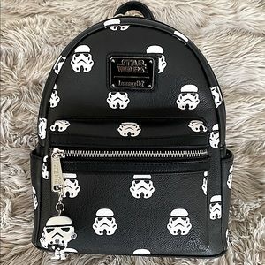 Loungefly Star Wars Stormtrooper Mini Backpack + FREE Funko Pop! Keychain